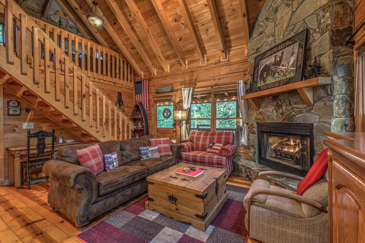 Golden Eagle Ga Cabin - Hot Tub, Firepit & Fast Wifi Blue Ridge Exterior foto